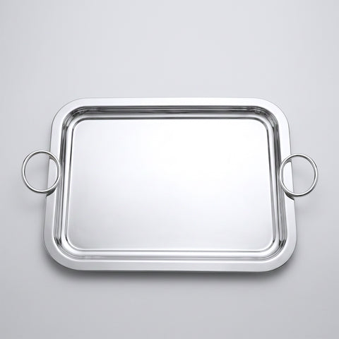 Modern Rectangular Tray with Handles