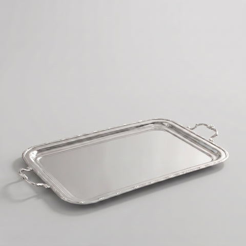 Ruban-croisé Rectangular Serving Tray with Handles