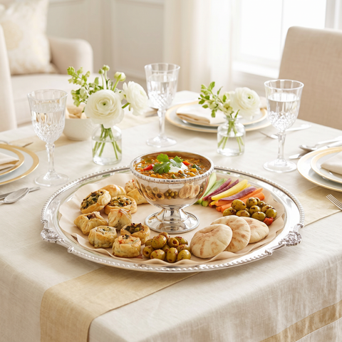 Royal Serving Dish with Saucier