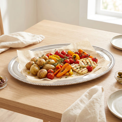 Kordelrand Oval Serving Dish