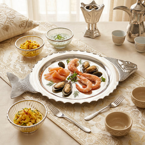 Seafood Rounded Serving Dish