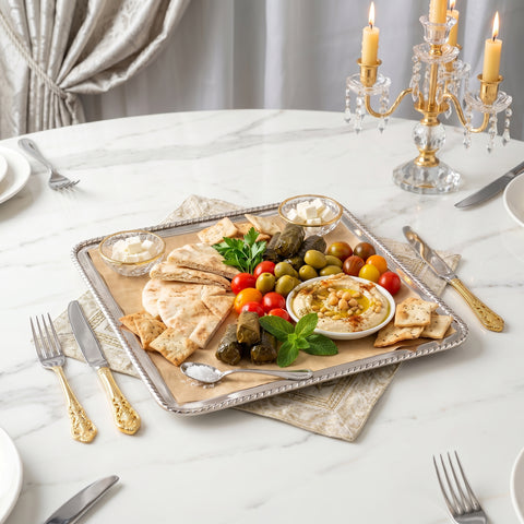 Kordelrand Squared Serving Dish