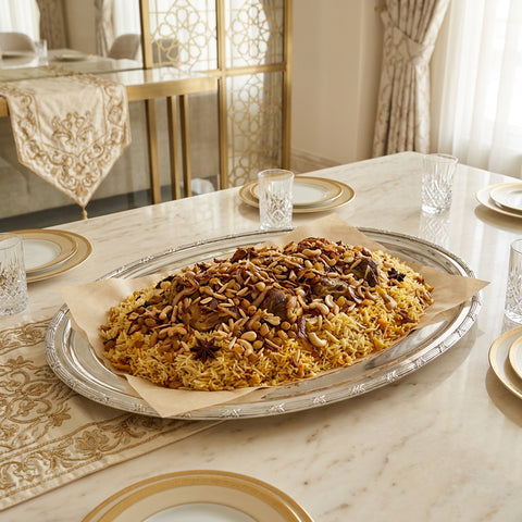 Ruban-croisé Oval Serving Dish