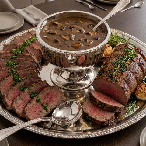 Elegance Serving Dish with Saucier