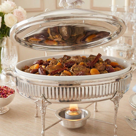 English Oval Chafing Dish