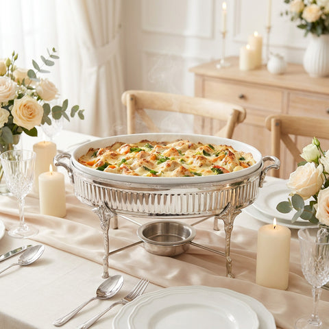 English Oval Chafing Dish