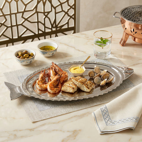 Seafood Oval Serving Dish