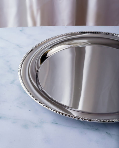 Kordelrand rounded serving dish  - سرفيس كوردلراند دائري