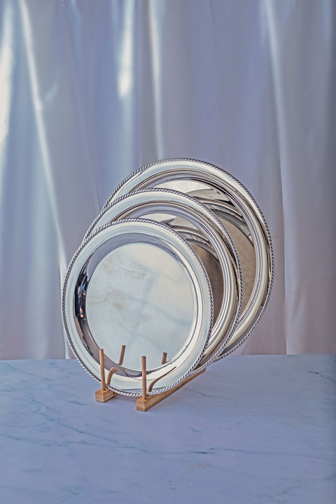 Kordelrand rounded serving dish  - سرفيس كوردلراند دائري