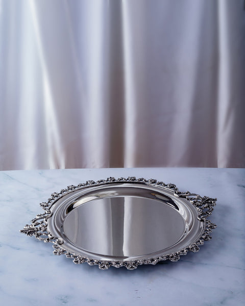 Classic rounded  serving dish-  سرفيس كلاسيك دائري