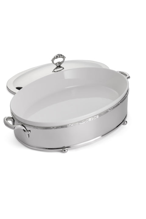 Ruban-croise oval casserole   -  طاجن ريبون كروازيه بيضاوي