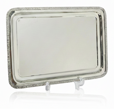 Tiny tiles rectangular serving dish - سرفيس مربعات مستطيل