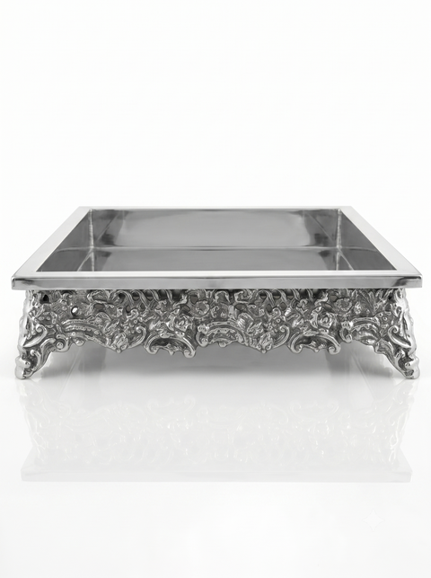 Vintage squared serving dish -   سرفيس تقديم كلاسيكي مربع