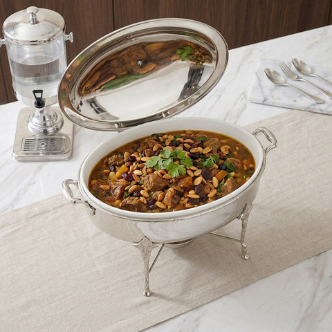 Ruban-Croisé Oval Chafing Dish