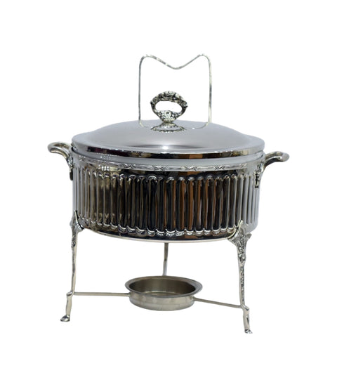 English Rounded Chafing dish -  سخان إنجليزي دائري