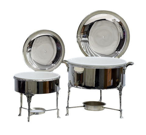 Ruban-croise Rounded Chafing dish -  سخان ريبون كروازيه دائري
