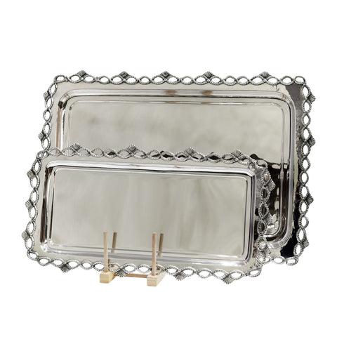 Crown rectangular serving dish-  سرفيس كراون مستطيل