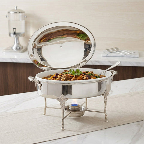 Ruban-Croisé Oval Chafing Dish