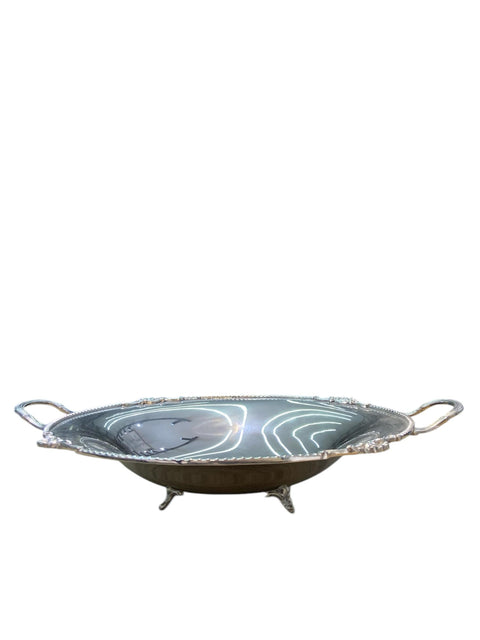Footed royal serving dish with handles -   سرفيس رويال يد و ارجل