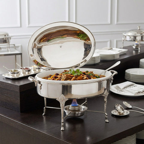 Ruban-Croisé Oval Chafing Dish