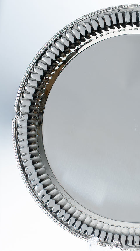 English pearls rounded serving dish - سرفيس بيرل إنجليزي دائري