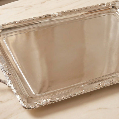 Elegance Rectangular Serving Tray with Handles