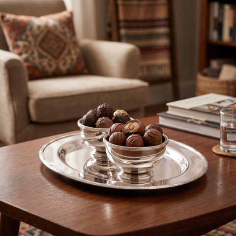 Ruban-croisé Chocolate & Nuts Serving Set